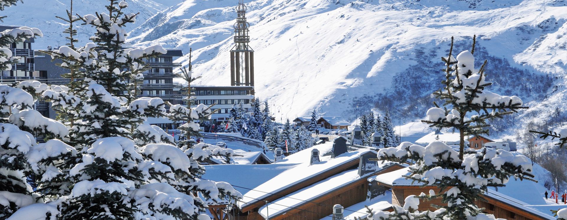 Les Menuires im Winter