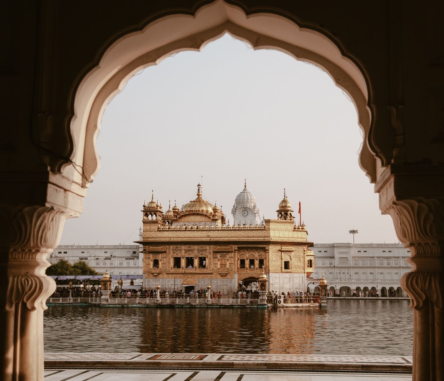 Der Goldene Tempel von Amritsar, das spirituelle Zentrum der Sikh-Religion