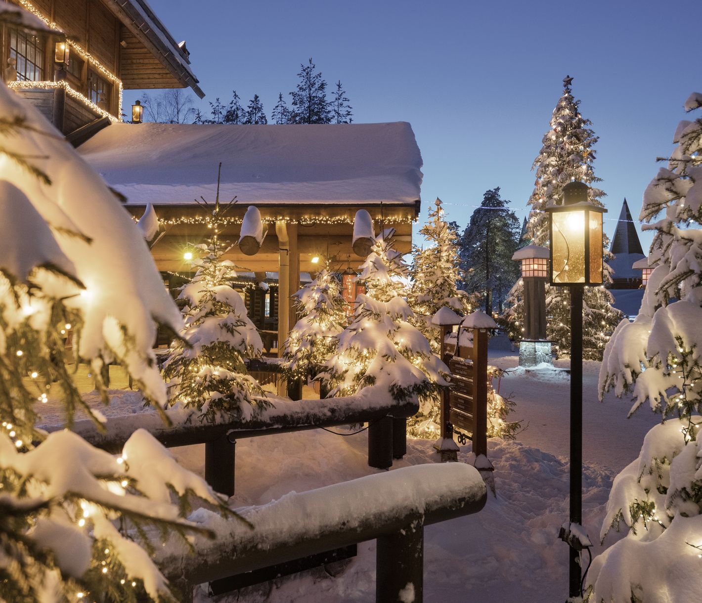 Rovaniemi – die offizielle Heimatstadt des Weihnachtsmannes.