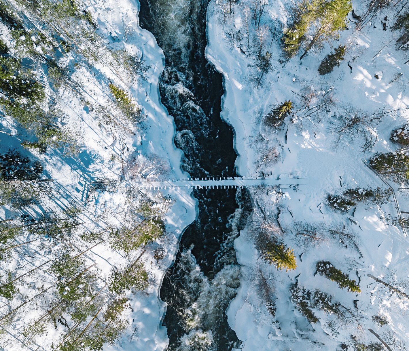 Malerischer Ounasjoki