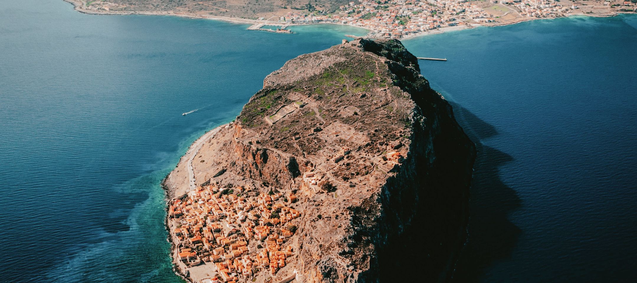 Monemvasia: Festung auf einem Felsen