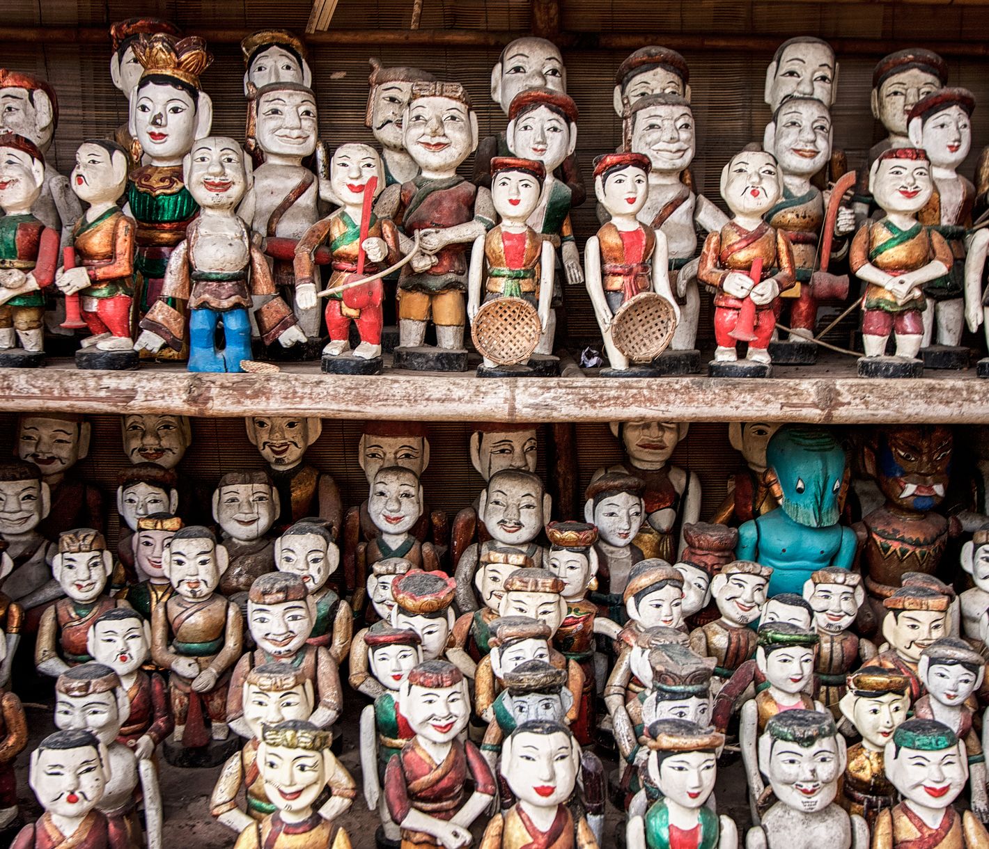 Die Wasserpuppentheater sind fester Bestandteil des Unterhaltungsprogramms in Hanoi.