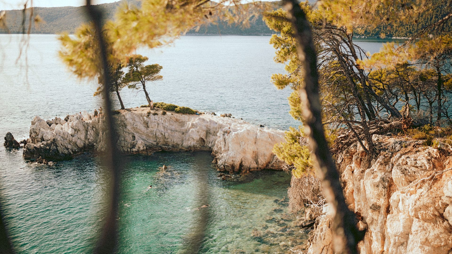 Mamma-Mia-Fels auf der Insel Skopelos