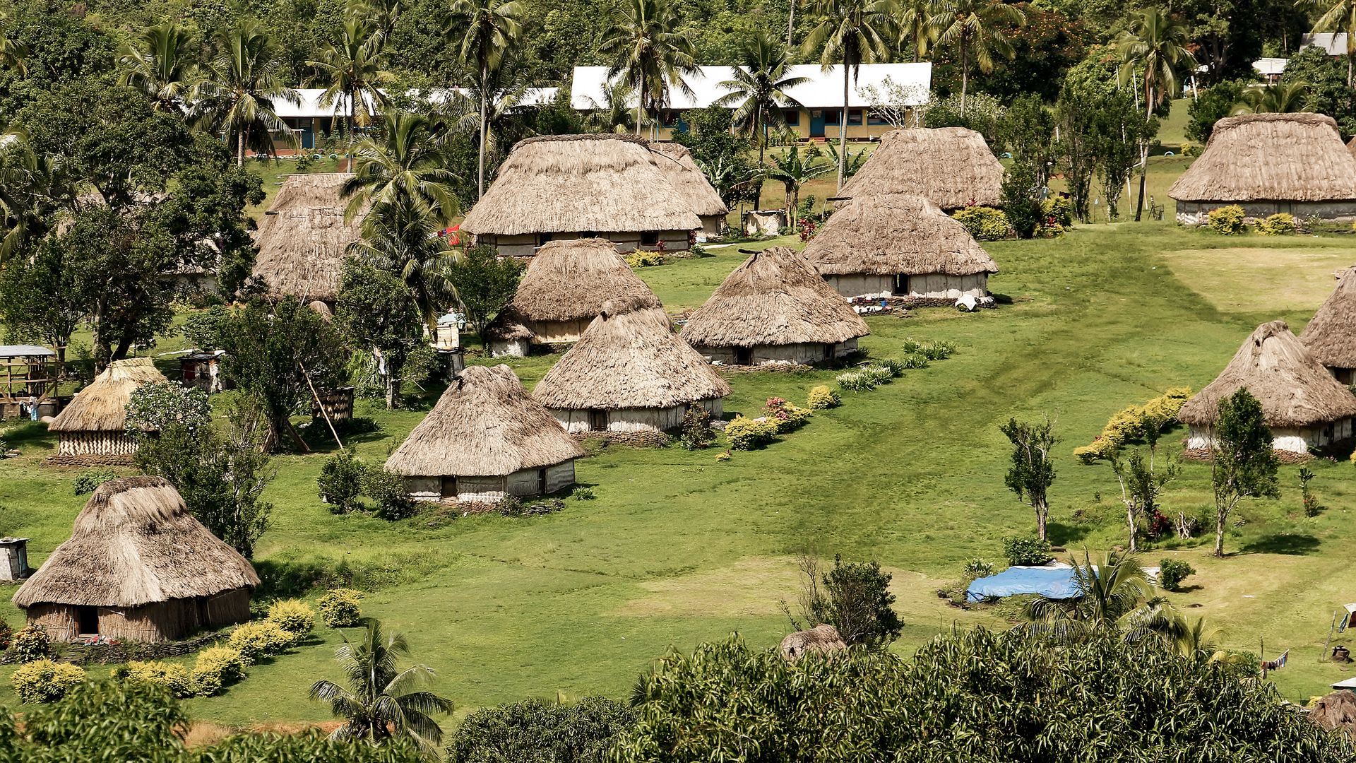 Dorf Navala auf Fidschi