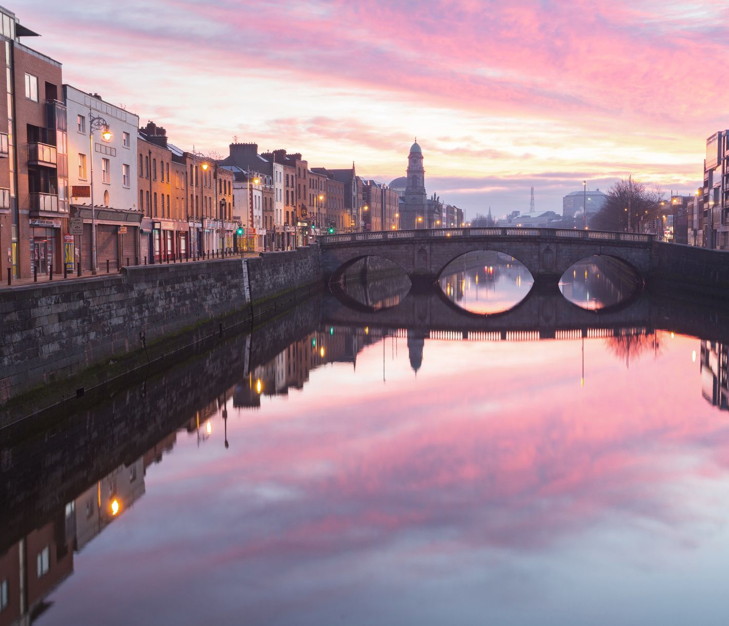 Abendstimmung in Dublin