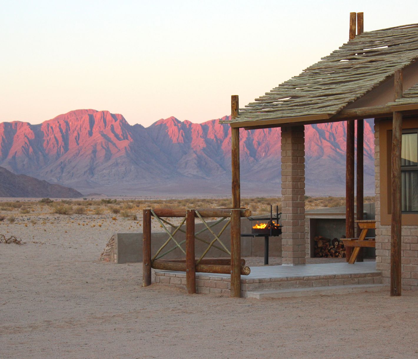 Desert Camp, Sicht aus dem Zimmer