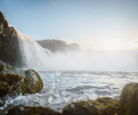 Gooafoss-Wasserfall
