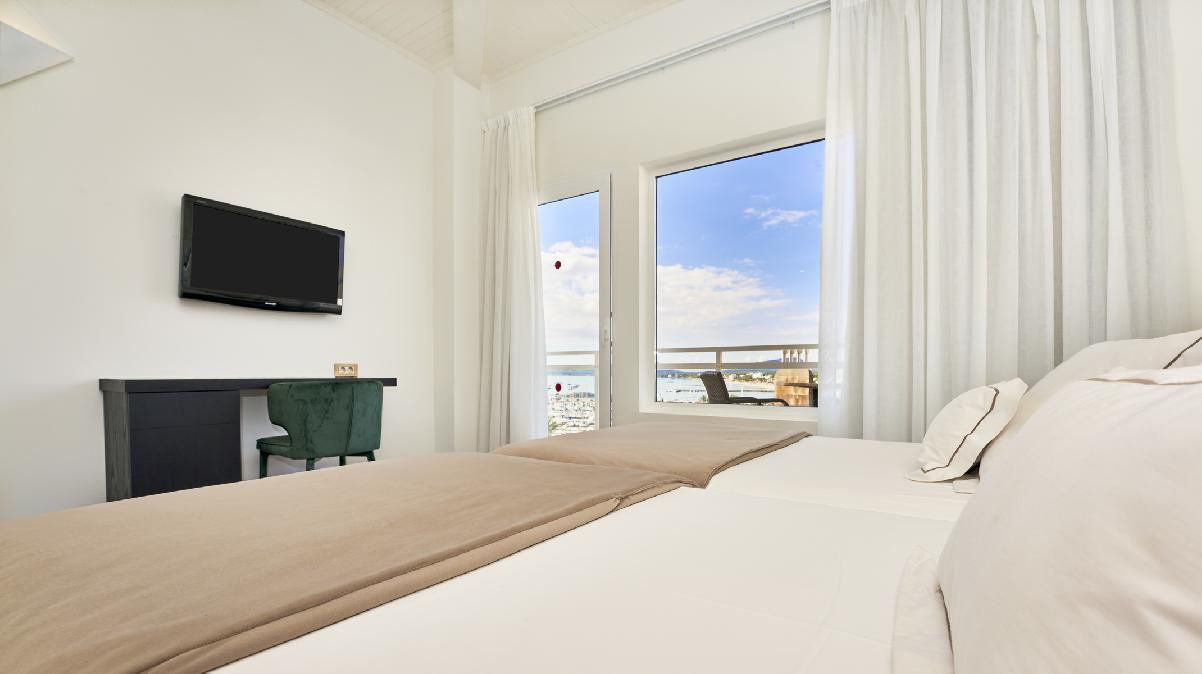 Chambre double avec vue mer
