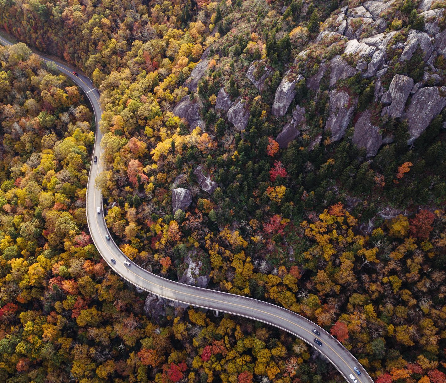 Der Shenandoah National Park, was für eine Farbenpracht im Herbst