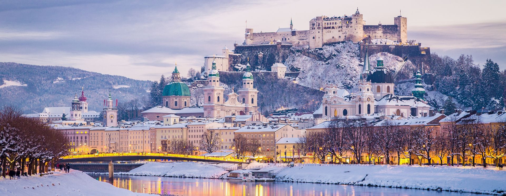 Festung Hohensalzburg im Winter