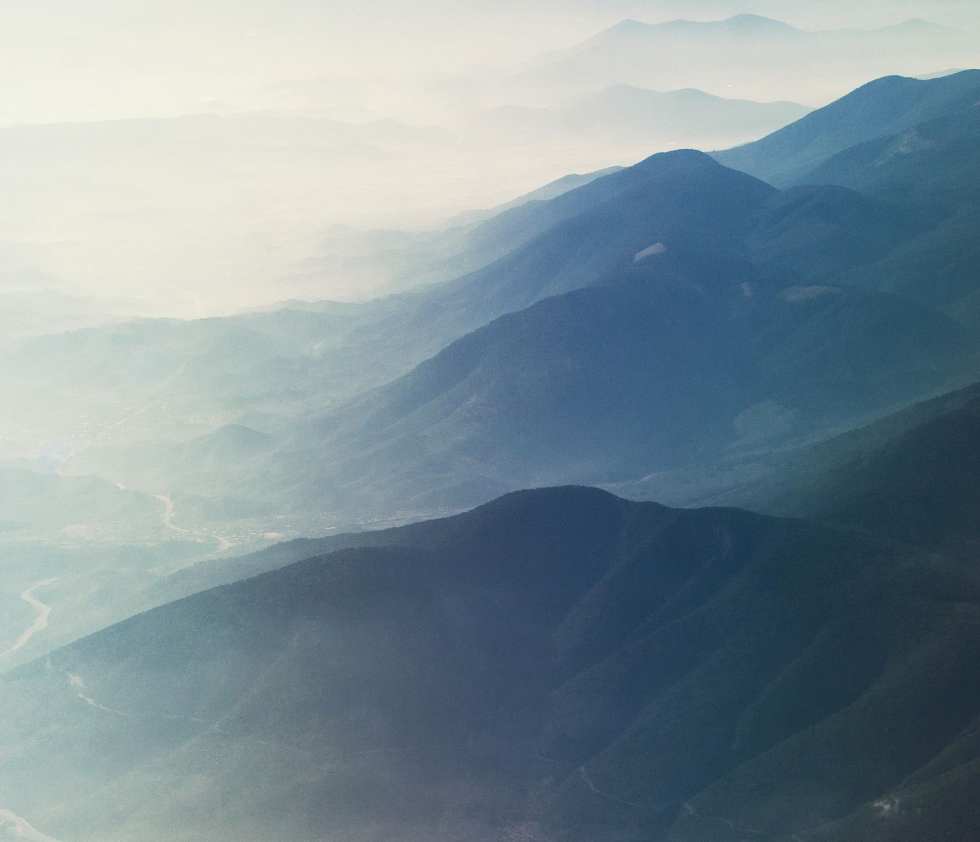Durch die in blauen Dunst getünchte Bergwelt erhielten die Blue Ridge Mountains ihren Namen.