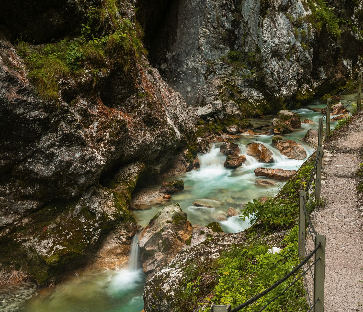 Les gorges de Tolmin sont le point d’entrée le plus bas et le plus méridional du Parc National de Triglav et la curiosité naturelle la plus importante de la commune.
