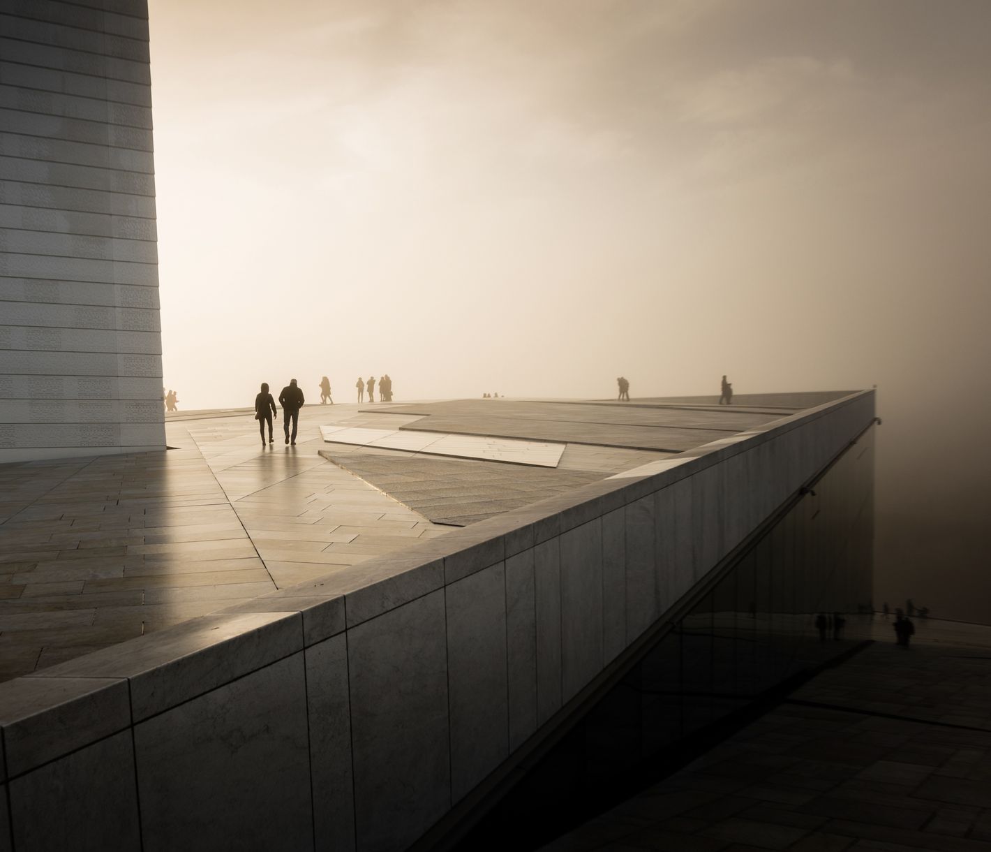 Ein schwimmender Eisberg im Oslofjord