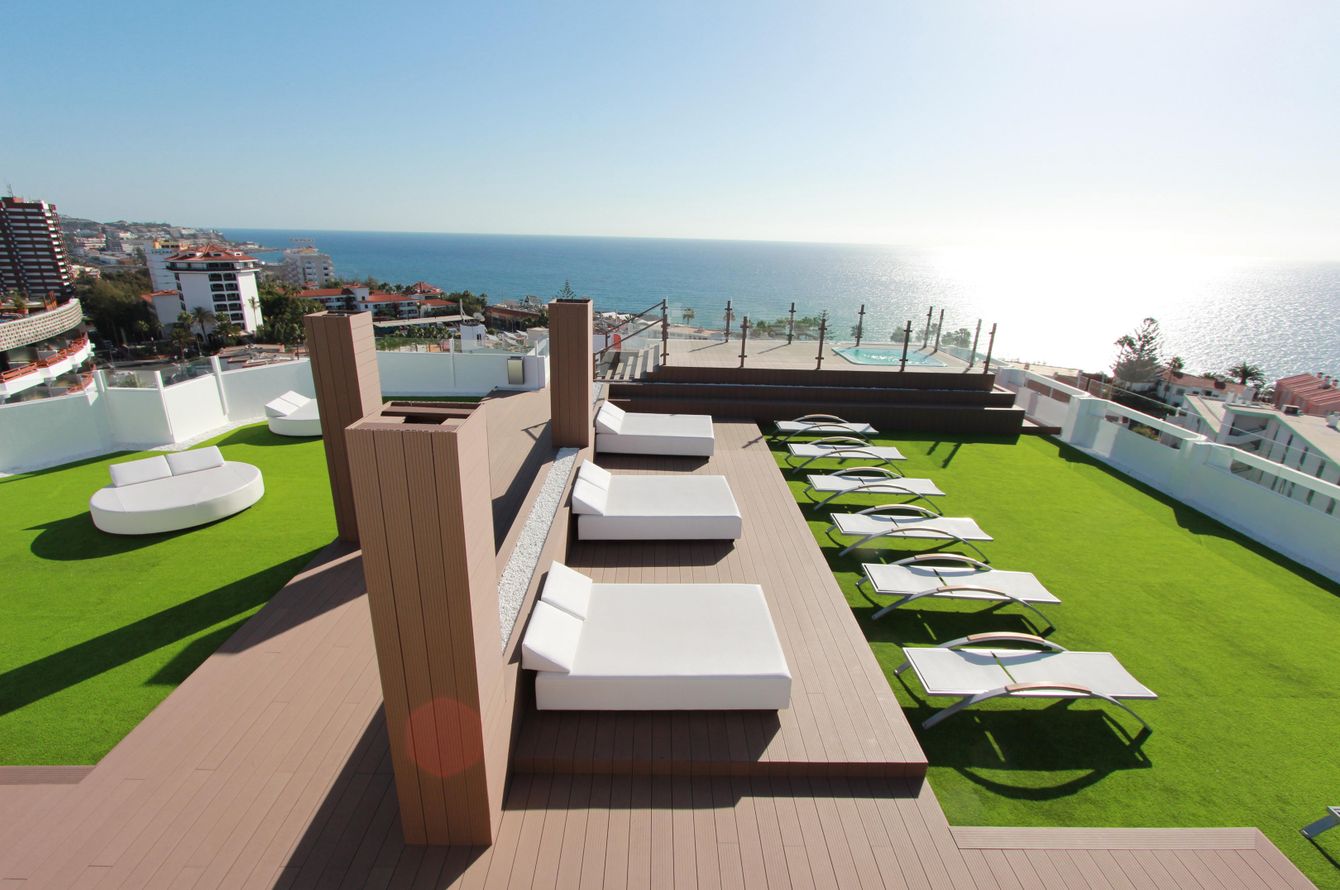 Terrasse sur le toit