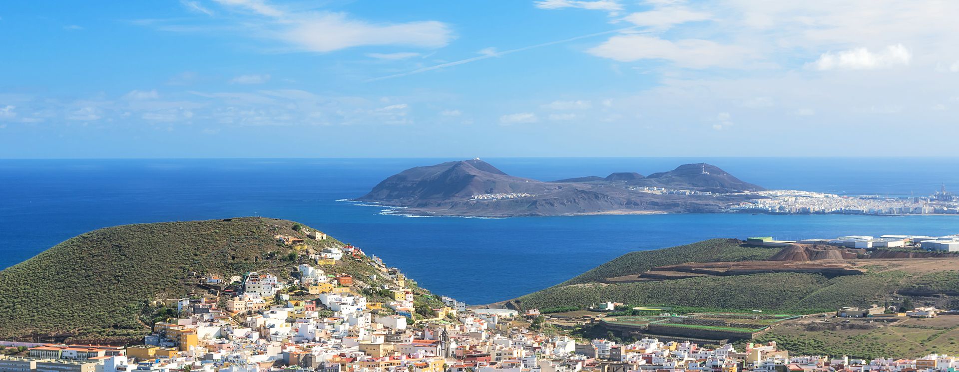 Blick auf den Ort Cardones bei Arucas