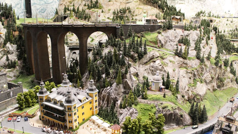 Modèle au Miniatur Wunderland à Hambourg.