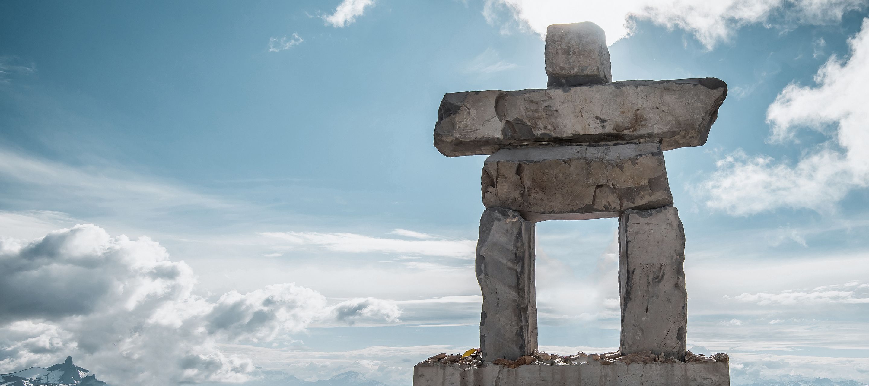 À Whistler, ne manquez pas de visiter l’impressionnant Inuksuk sur la Whistler Mountain.