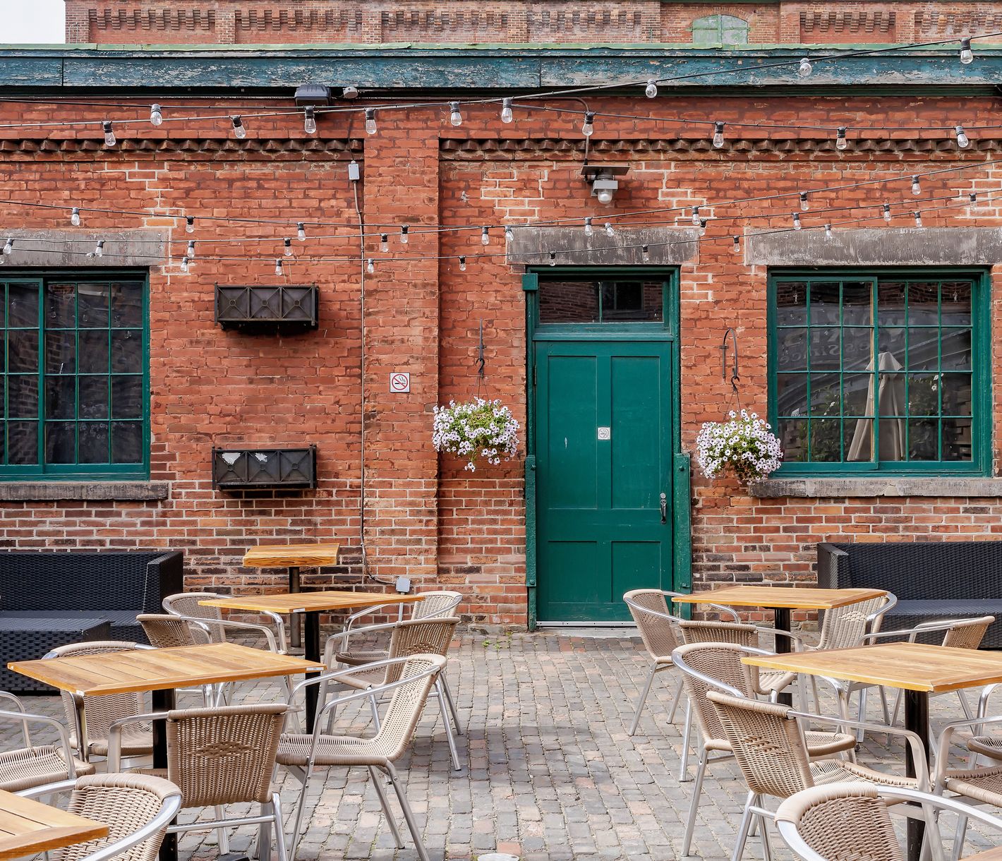 Der historische Distillery District