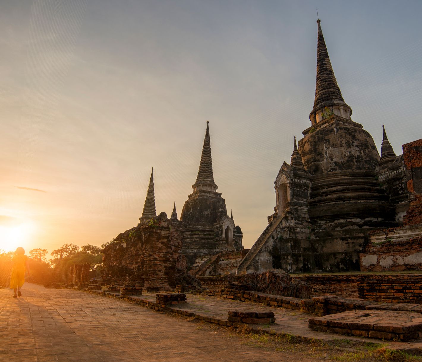 Der Wat Phra Sri Sanpetch ist eine der eindrucksvollsten Tempelanlagen in Ayutthaya.