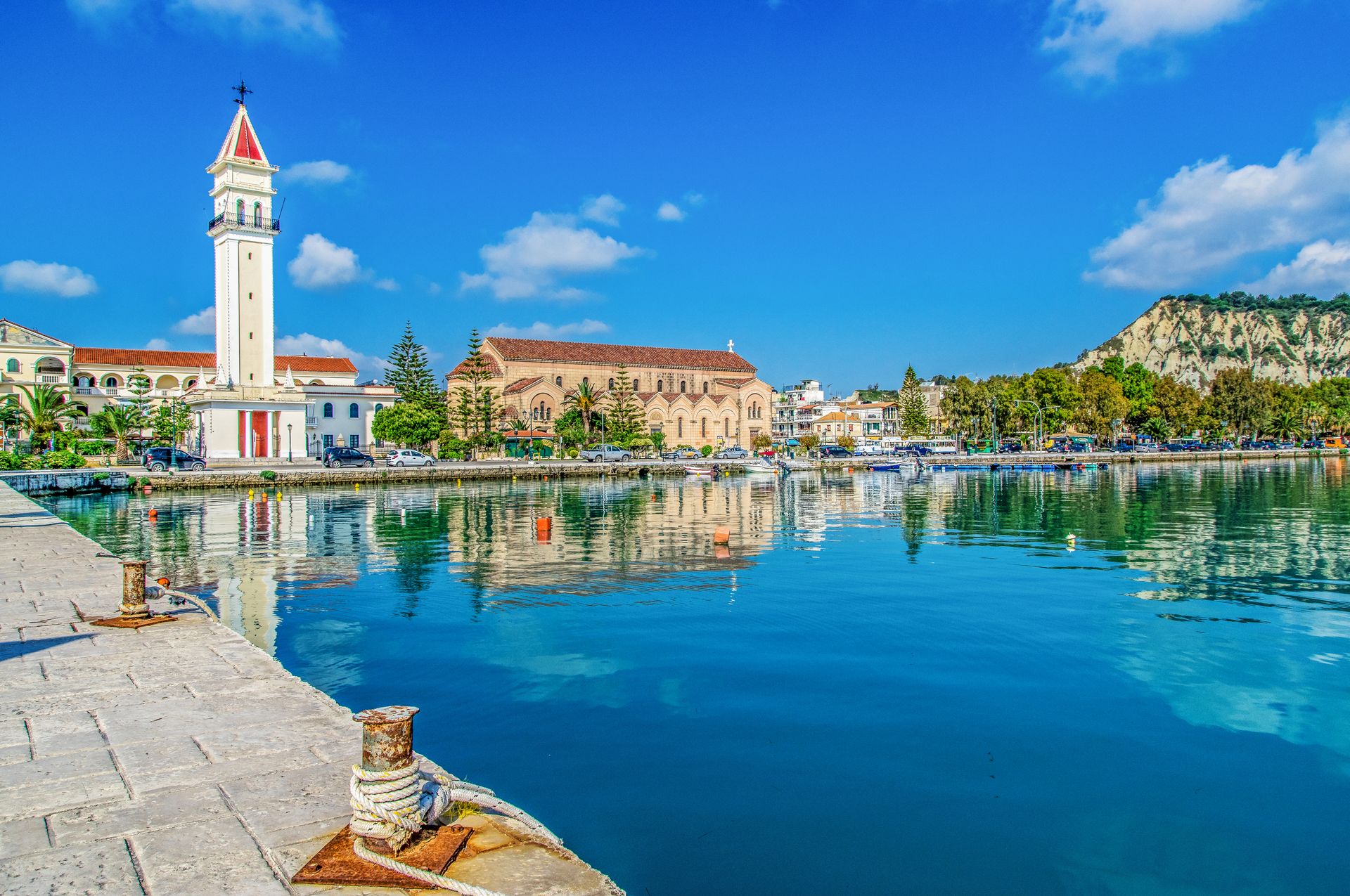 Hafen in Zakynthos Stadt