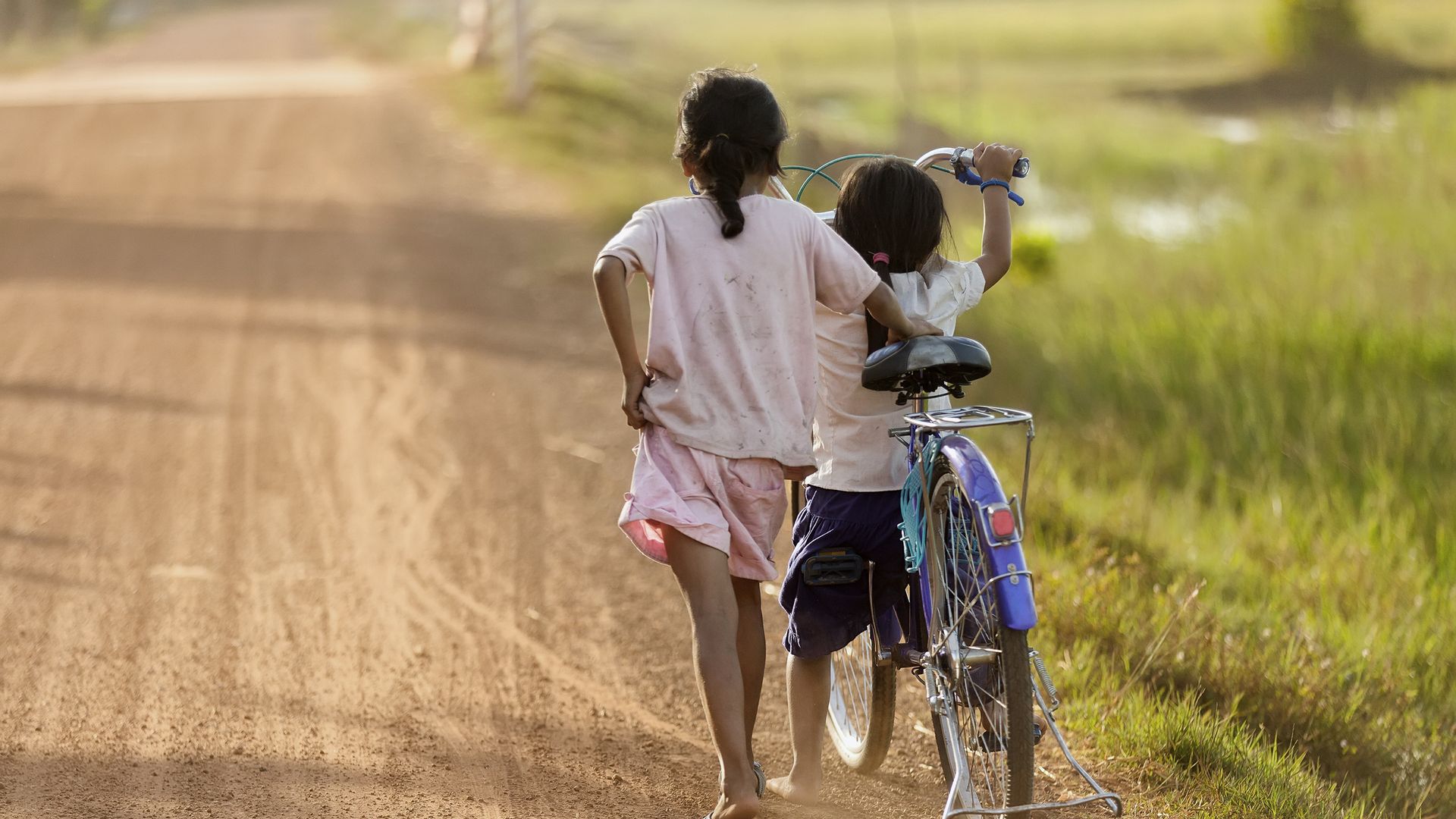 C’est à vélo que vous découvrez la campagne cambodgienne typique.