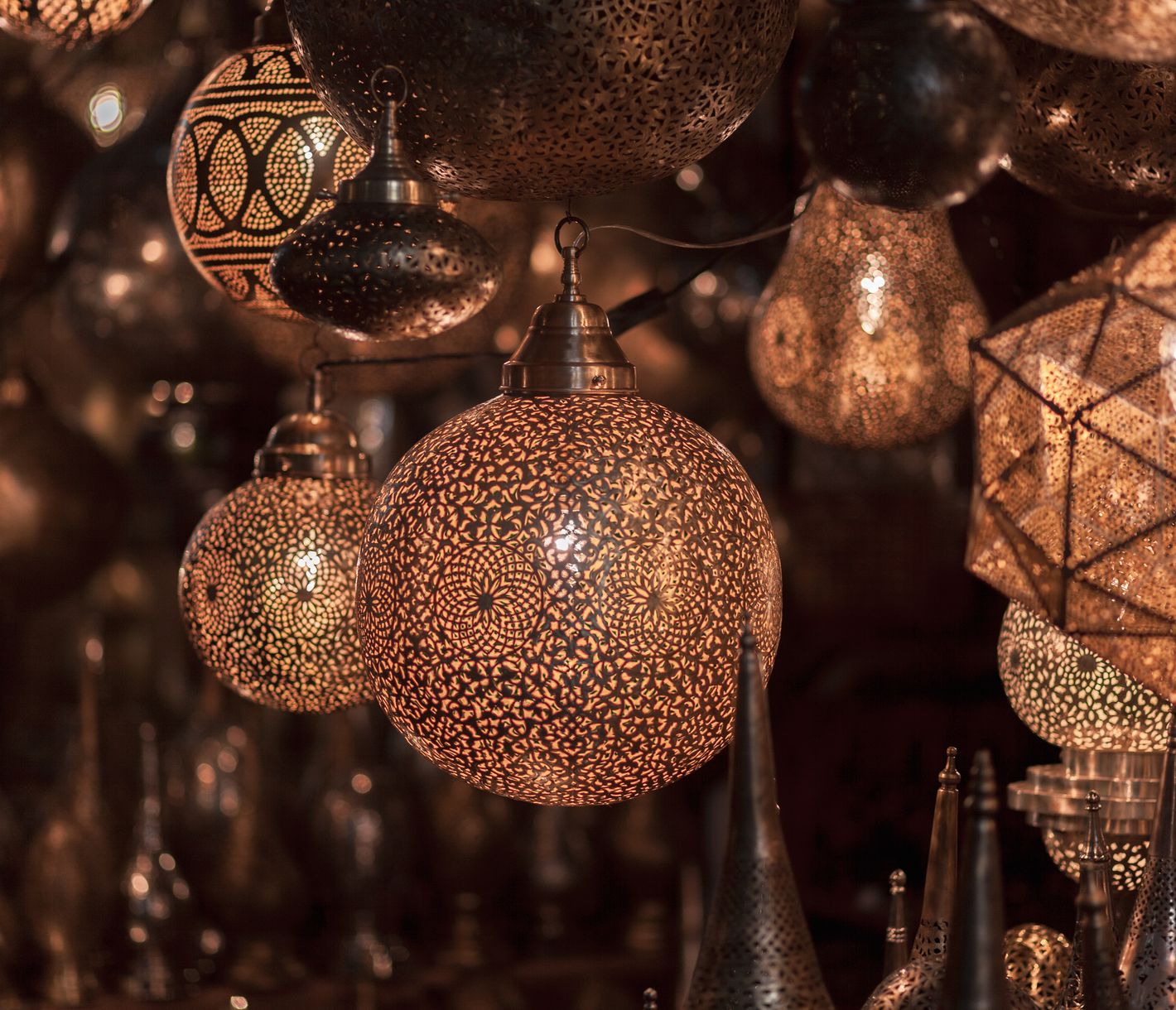 Marrakesch, Lampenauswahl