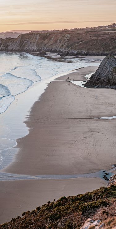 Beeindruckender Rhossili Beach