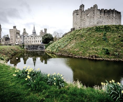 Historisches Cardiff Castle