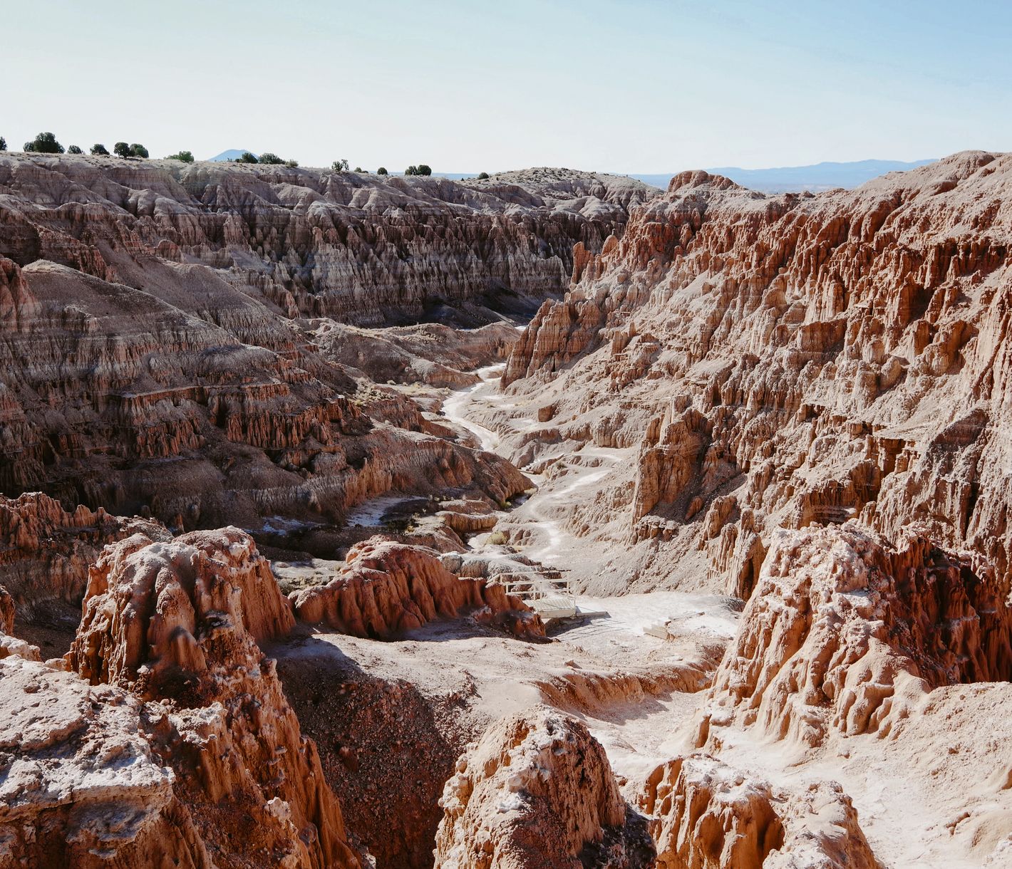 Der Cathedral Gorge State Park in Nevada