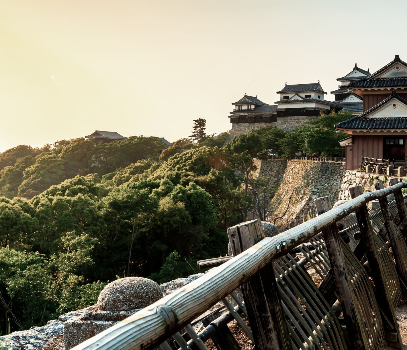 Die Höhenburg von Matsuyama