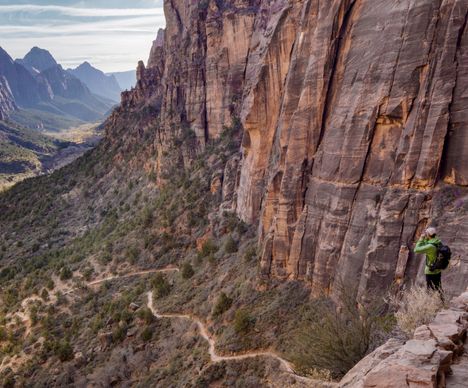 Die Aussicht vom Angel’s Landing im Zion National Park ist kaum zu übertreffen.