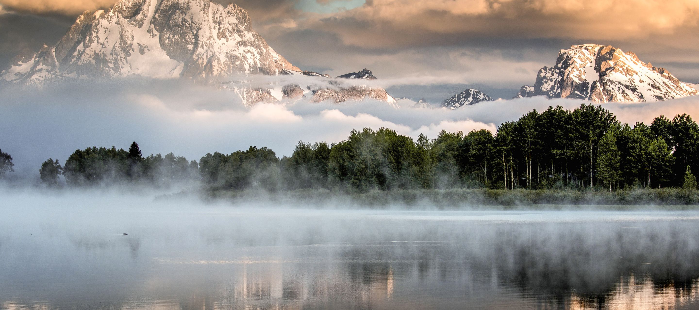 Die Grand-Teton-Bergkette des gleichnamigen Nationalparks hat den Beschrieb majestätisch definitiv verdient.