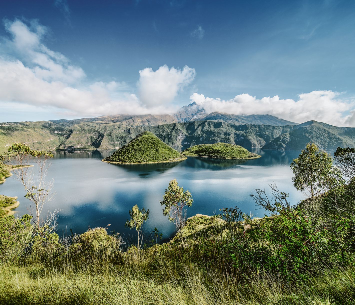 Laguna Cuicocha – die Lagune mit den kleinen Inseln