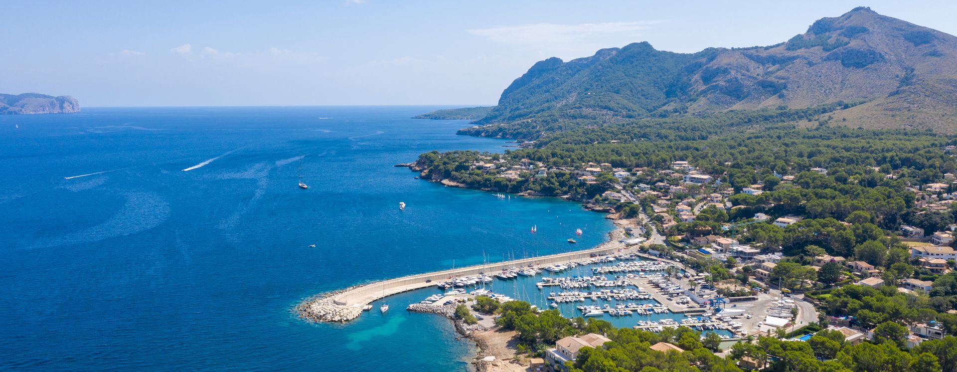 Luftbild auf Port d’Alcudia