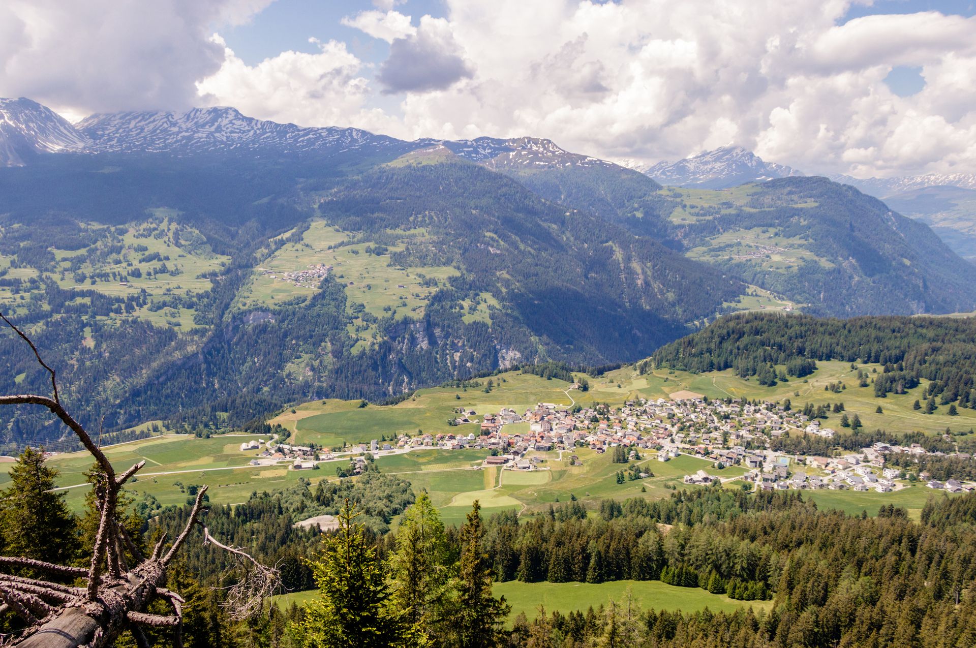 Ausblick auf Valbella