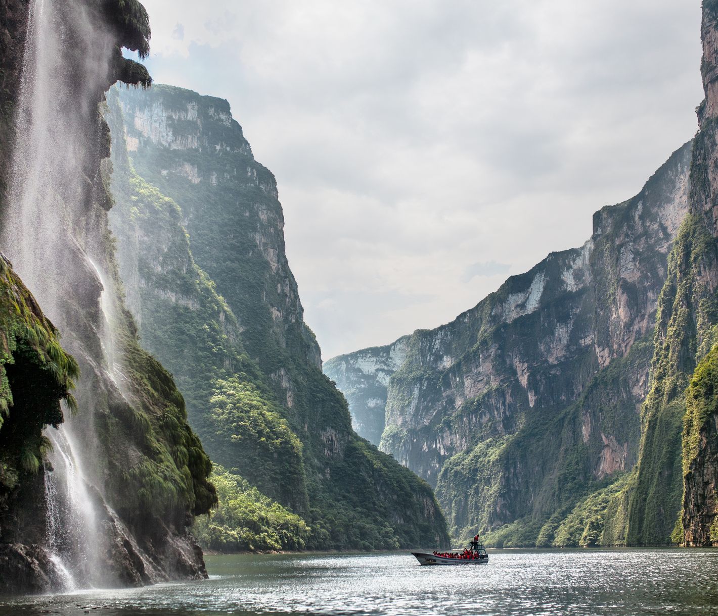 Dans les entrailles du canyon du Sumidero...