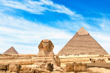 Pyramiden und Sphinx von Gizeh
