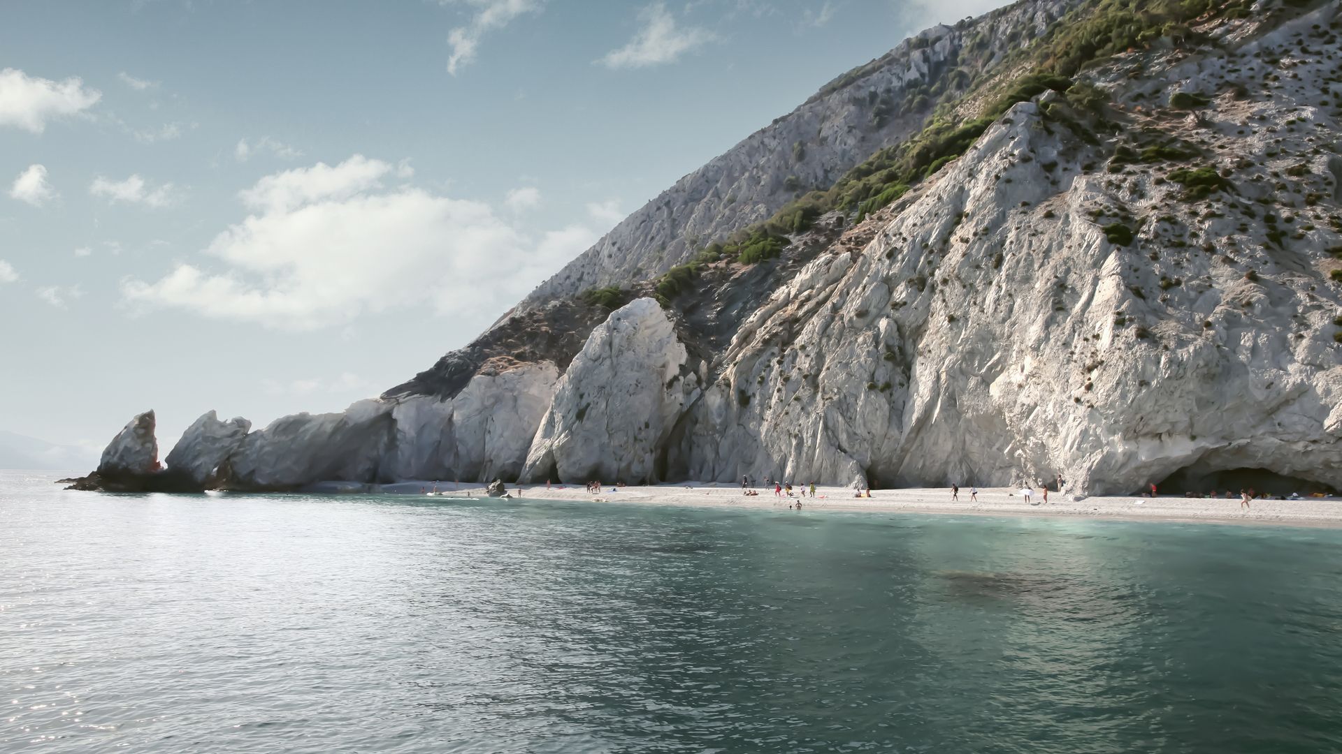 Der Strand Lalaria im Nordosten der Insel Skiathos