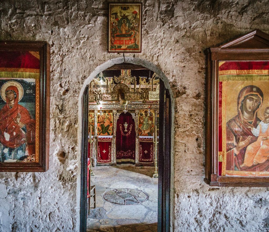 Byzantinische Kapelle am Menalon Trail, Peloponnes