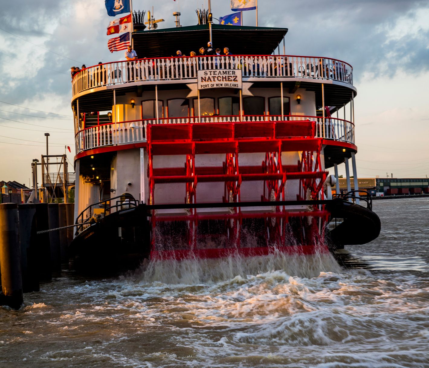Das Steamboat Natchez ist das letzte authentische Dampfschiff auf dem Mississippi.