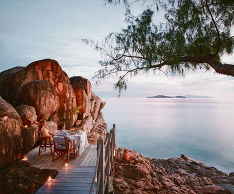 Dîner romantique en cadre paradisiaque au Constance Lemuria Seychelles