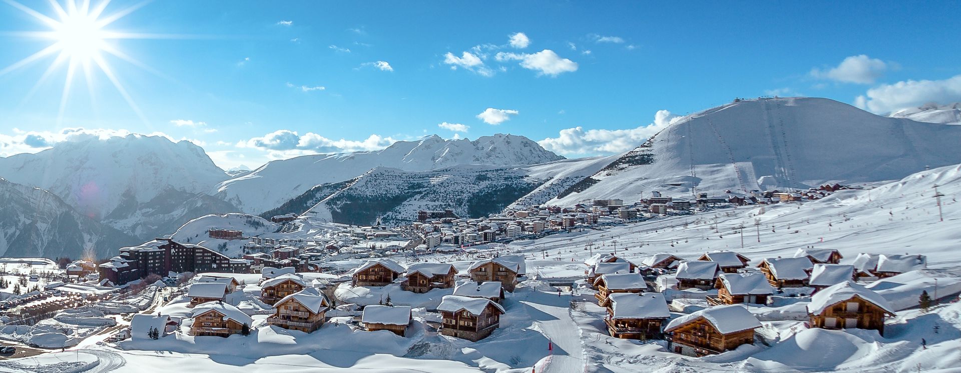 Alpe d'Huez im Winter