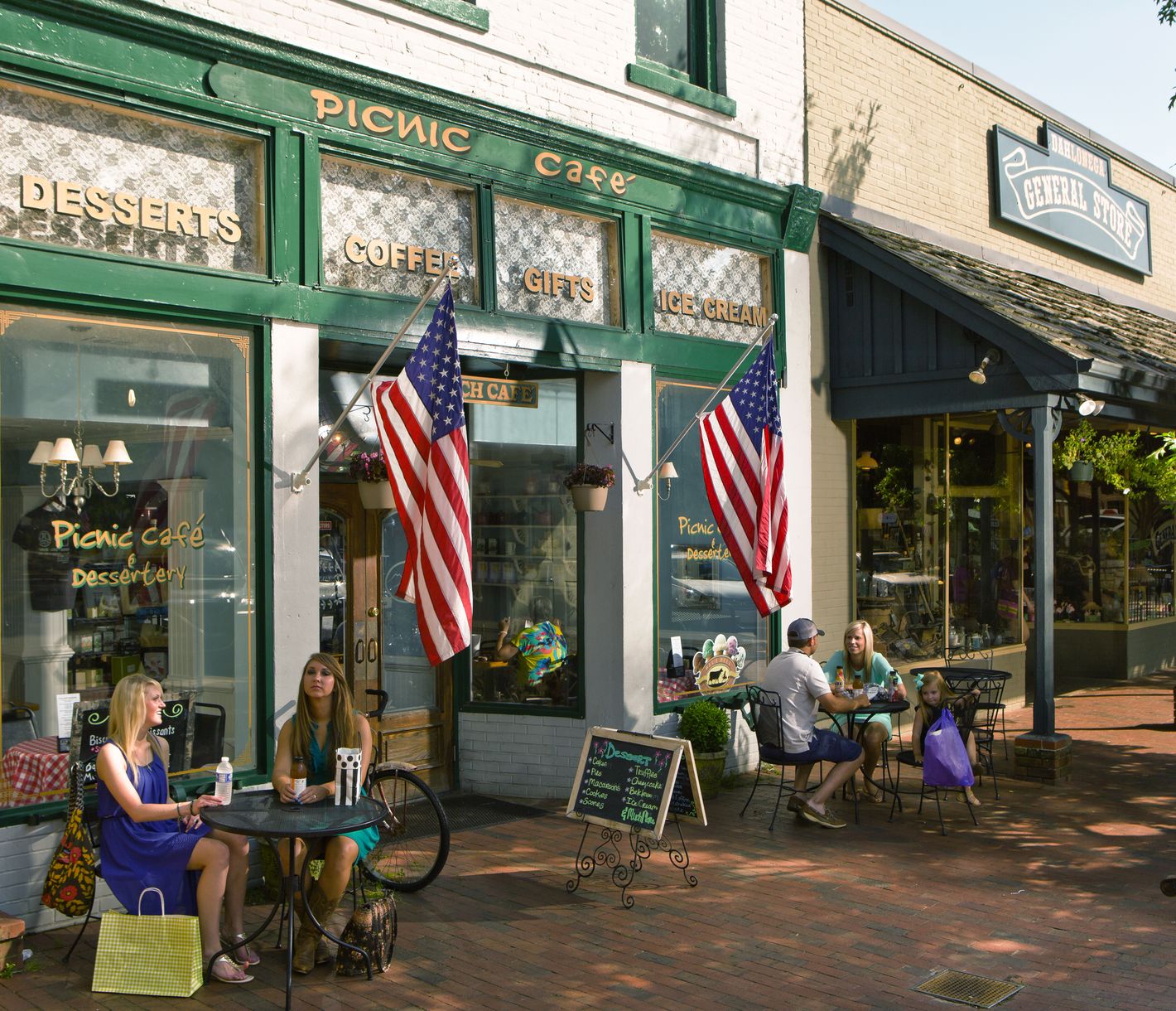 Das gemütliche Dahlonega liegt mitten im Weinbaugebiet von Georgia.