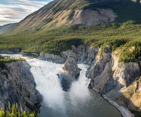 Ein Wasserfall in Höchstform