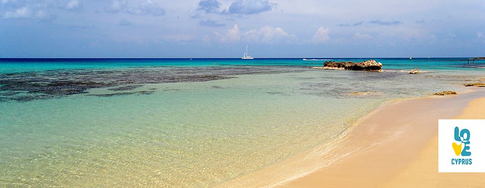 Beliebter Badestrand Limnara Beach bei Ayia Napa