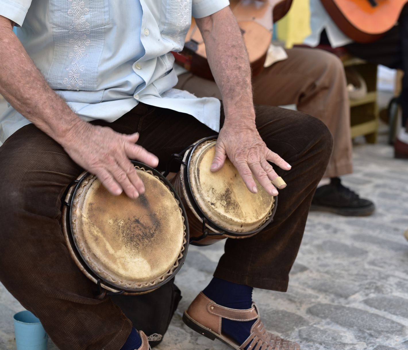 Musik liegt in der Luft.
