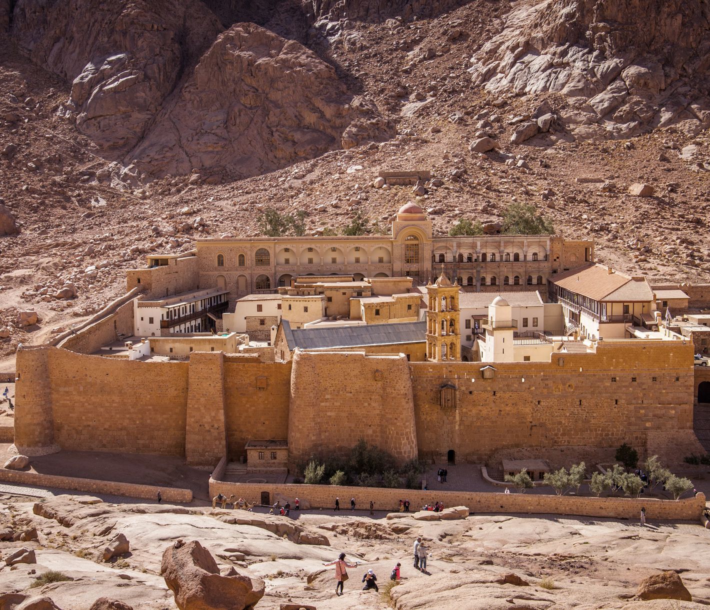 Das berühmte Katharinenklosters im ägyptischen Sinai