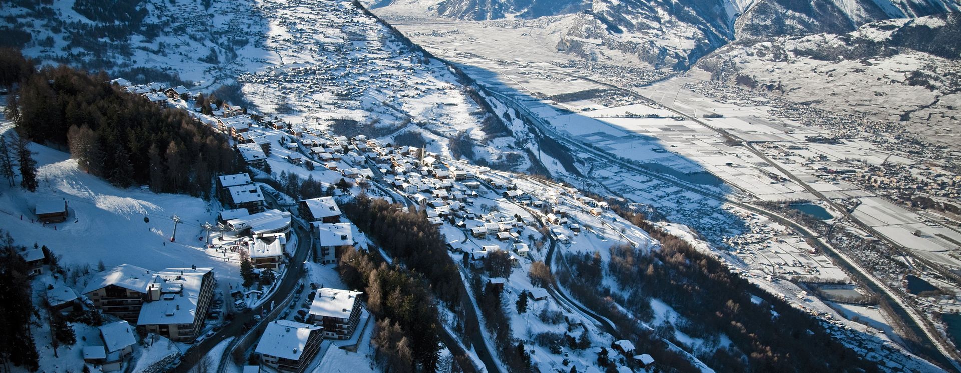 Blick über Veysonnaz im Winter
© lafouinographe