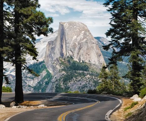 Le Glacier Point dans le parc national de Yosemite garantit une vue inoubliable.
