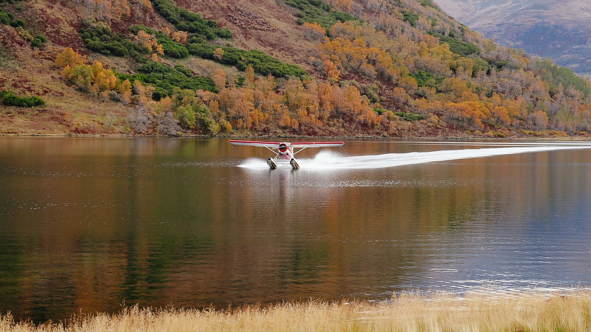Spektakuläre An- und Abreise